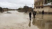 لحظه وقوع سیلاب عصر امروز در بلوار آیت الله کاشانی تهران + فیلم