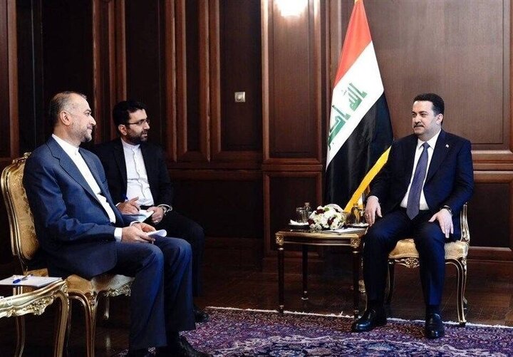 ملاقات امیرعبداللهیان با نخست وزیر عراق
