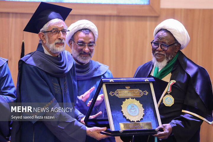 گزارش تصویری از مراسم اعطای دکترای افتخاری دانشگاه تهران به شیخ زکزاکی