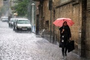 بارندگی در ۱۲ استان کشور