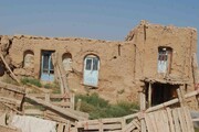 تخریب تدریجی یک روستا در استان قزوین