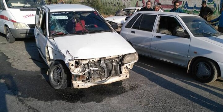 فوت هفت نفر در پی تصادف در جاده کهنوج- قلعه‌گنج