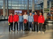 ورود اعضای تیم فوتبال استقلال تاجیکستان به تهران