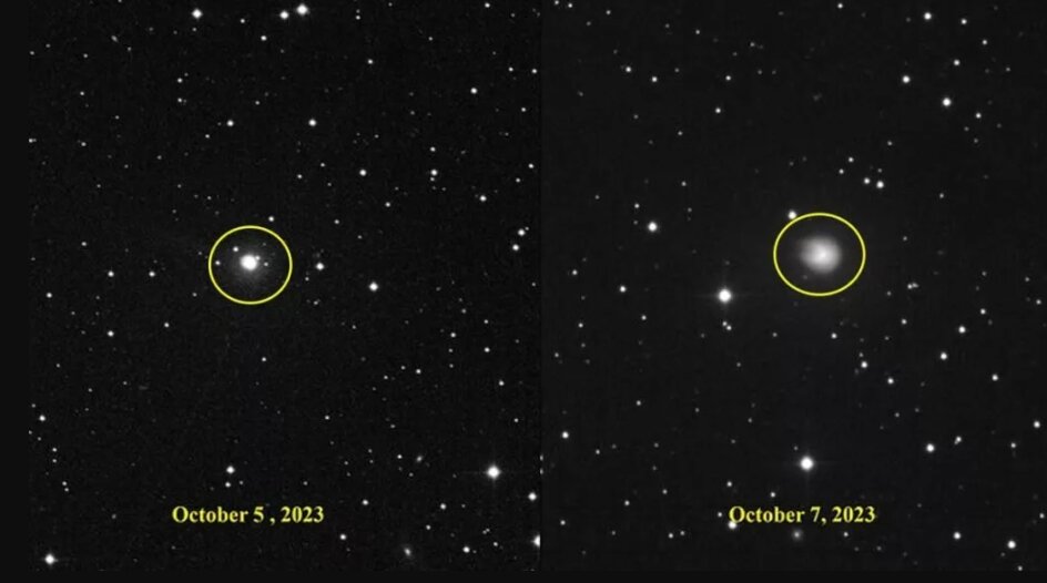 دنباله‌دار غول‌پیکر شیطان پس از ۷۰ سال دوباره به زمین نزدیک می‌شود