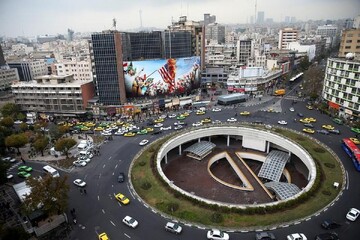رونمایی از دیوارنگاره جدید میدان ولیعصر (عج) + عکس