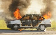 دختر جوان با همدستی پسری، خودروی نامزدش را آتش زد