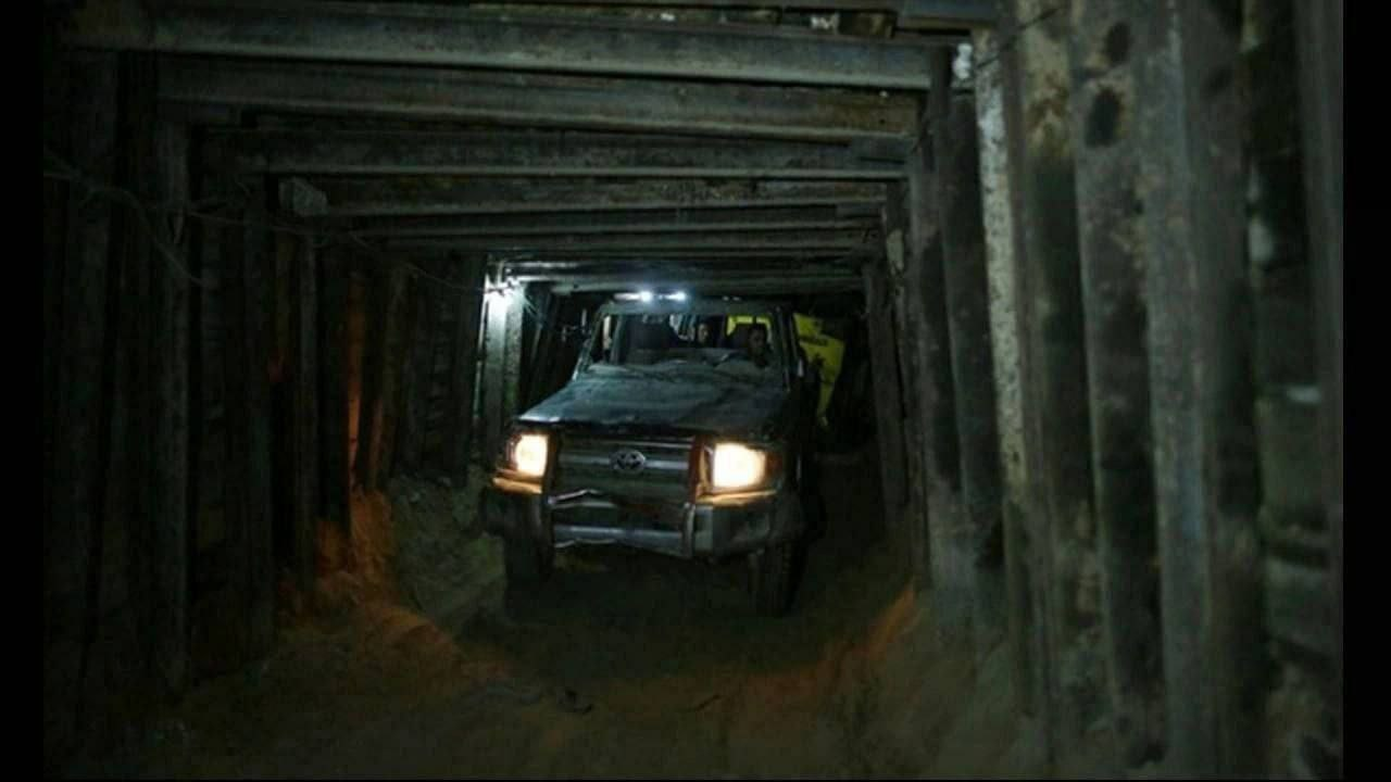 حماس تصاویر تونل های زیرزمینی نوار غزه را منتشر کرد + عکس و فیلم