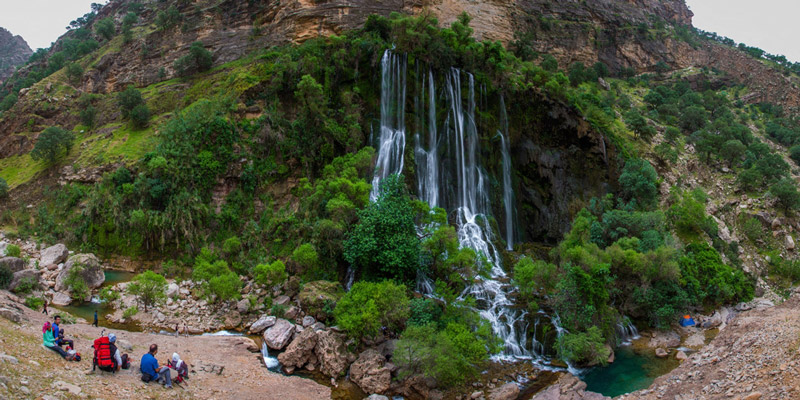 مرتفع ترین آبشار استان لرستان را باید دید
