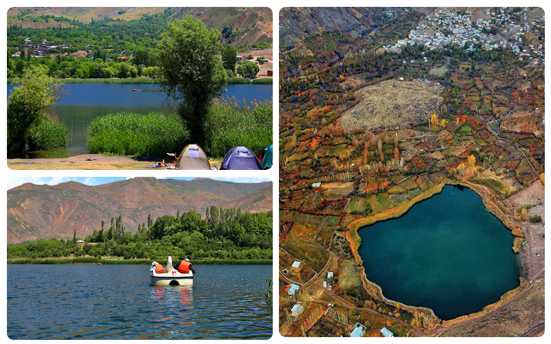 خاص‌ترین دریاچه قزوین که باید دید