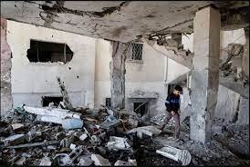 تصاویری از منفجر شدن خانه معاون رئیس دفتر سیاسی حماس / فیلم