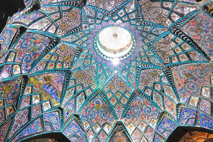 معماری خاص حمام چهارفصل اراک