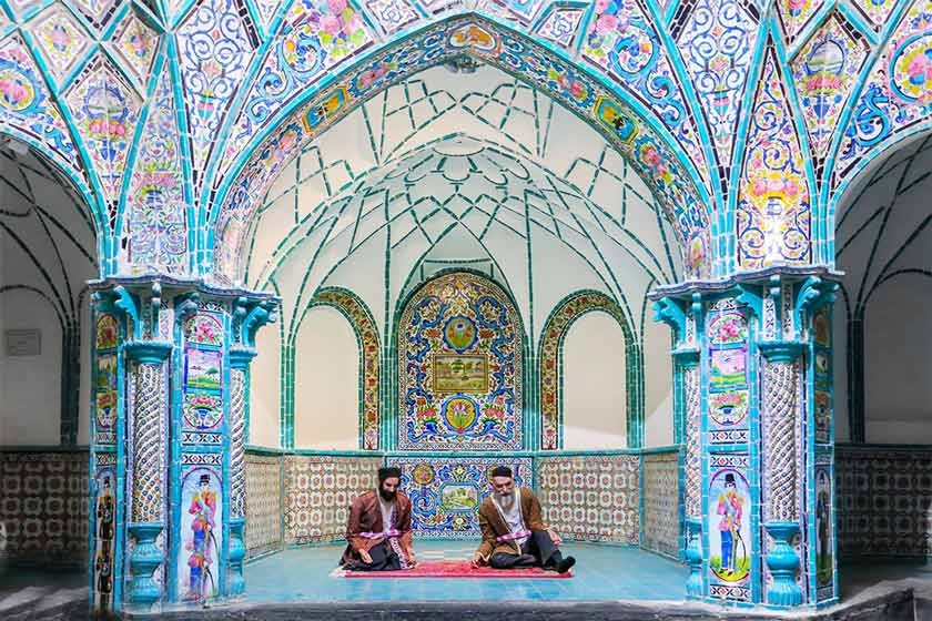 معماری خاص حمام چهارفصل اراک