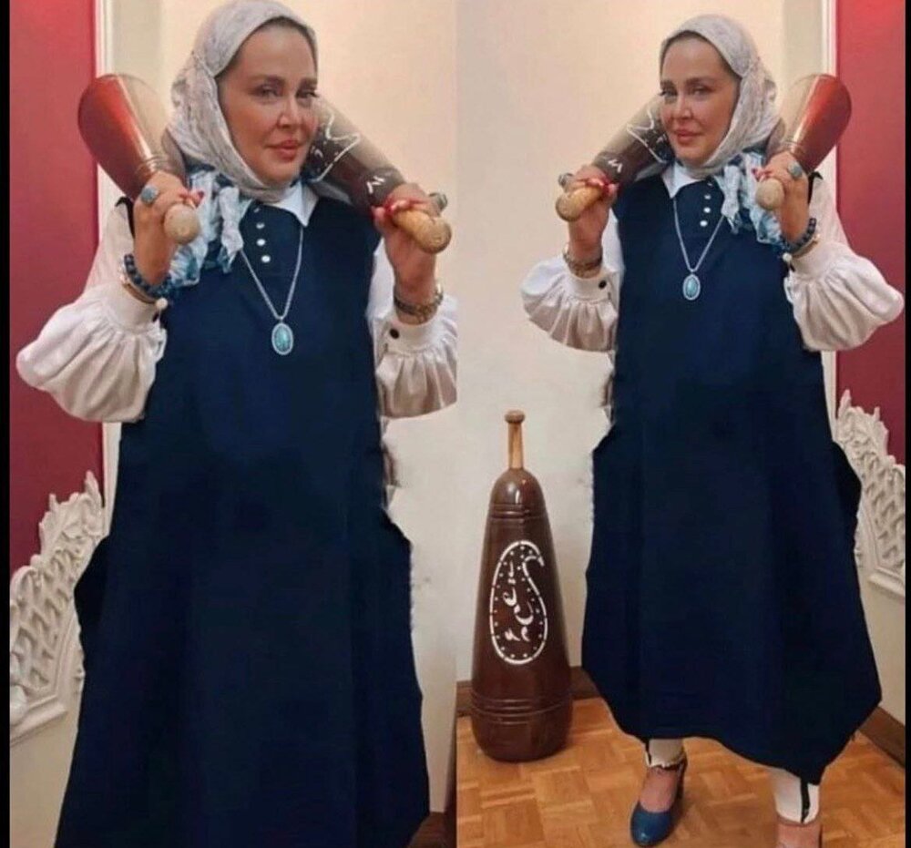 تصویری از ورزش کردن بهاره رهنما که سوژه فضای مجازی شد!