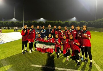 نخستین مدال راگبی بانوان ایران در مسابقات آسیایی