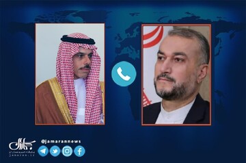 وزرای خارجه ایران و عربستان در مورد آخرین تحولات فلسطین با هم گفت و گو کردند