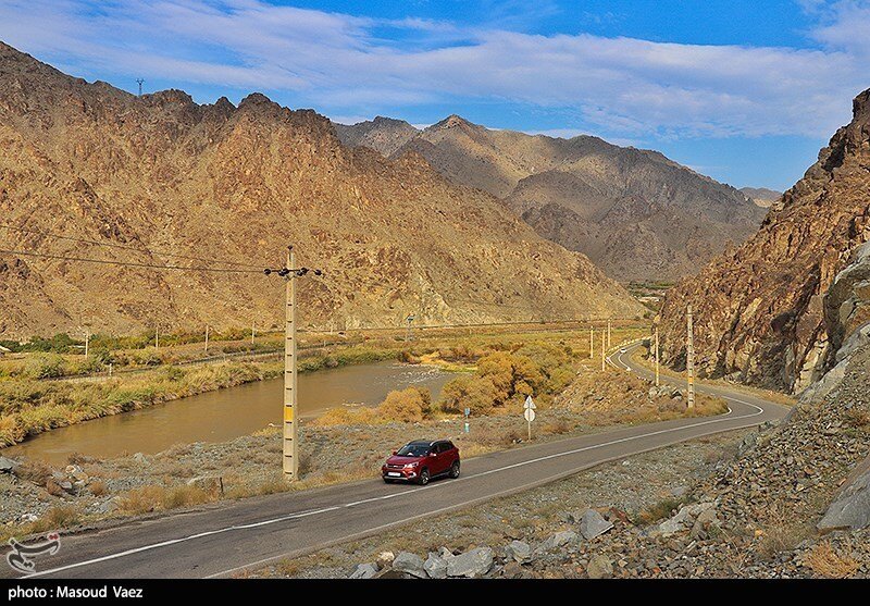طبیعت پاییزی رود ارس