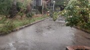 بارش باران سیل آسا در هرمزگان + فیلم