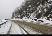 سفیدپوش شدن کوهرنگ‌ درپی بارش شدید برف + فیلم
