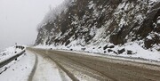 بارش نخستین برف پاییزی در این منطقه تهران | پایتخت سفیدپوش شد! + فیلم