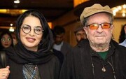 حضور جنجالی توماج صالحی و لیلا حاتمی در مراسم چهلم داریوش مهرجویی +عکس