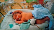 تولد تپل ترین کودک ایرانی در مشهد | وزن ۷ کیلویی کودک سوژه شد + عکس