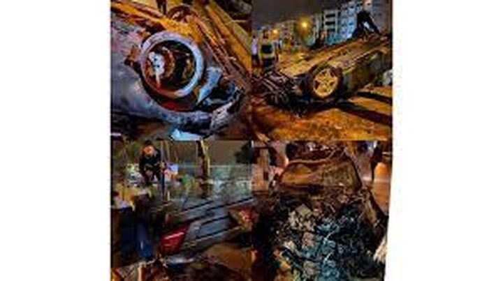 لحظه هولناک تصادف راننده ایرانی هنگام لایو گرفتن + فیلم