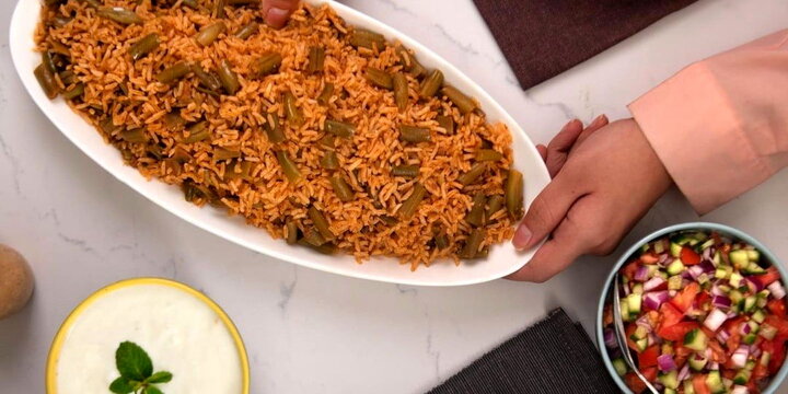 طرز تهیه لوبیا پلو اقتصادی خوشمزه