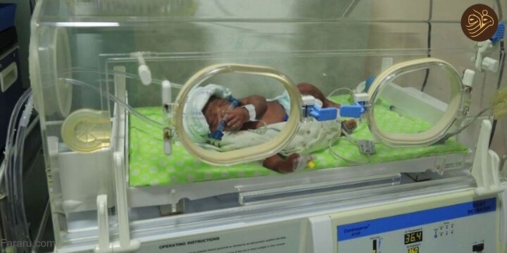 تولد عجیب نوزادان دوقلو توسط این پیرزن در ۷۰ سالگی + عکس