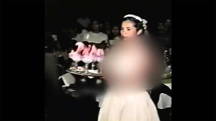 آتش گرفتن هولناک لباس عروس  وسط مراسم + فیلم