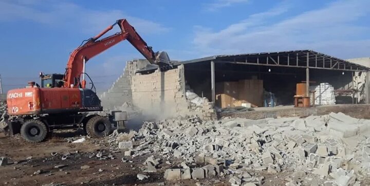 ۲۸۵ مورد ساخت و ساز غیرمجاز در همدان تخریب شد