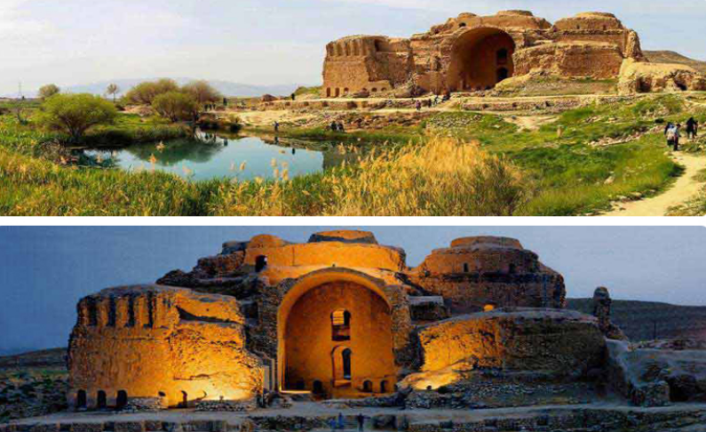 حتما از معماری کاخ اردشیر بابکان فیروزآباد بازدید کنید