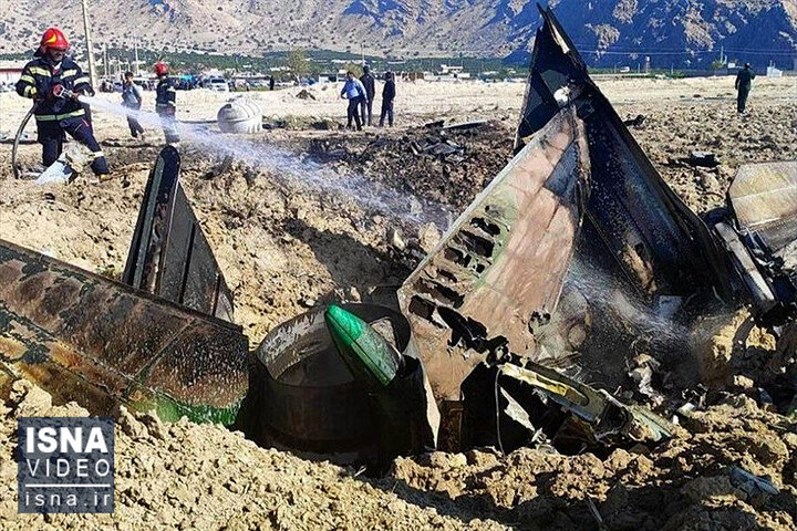 فوری / سقوط هواپیما در استان فارس + فیلم