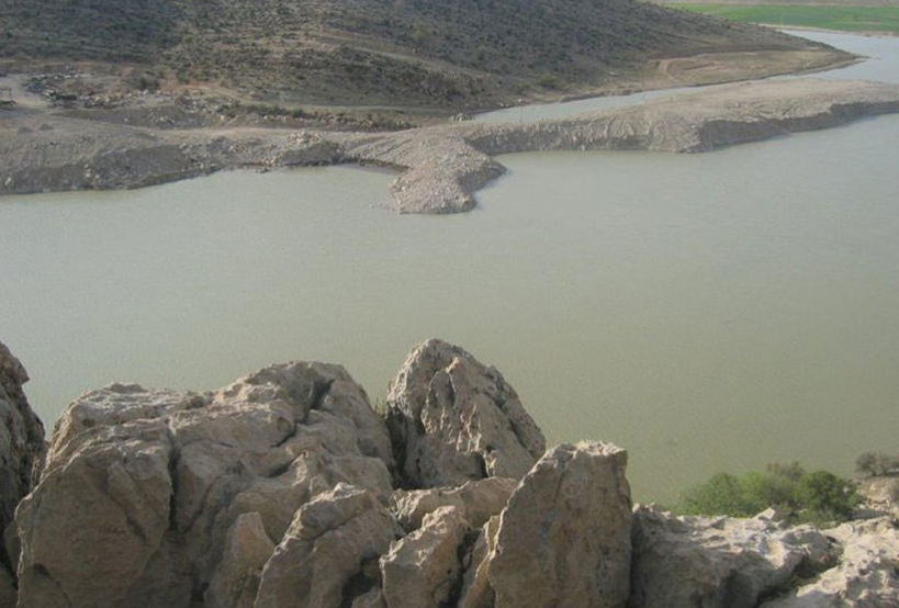 دریاچه جالب و دیدنی سد تنگاب فیروزآباد