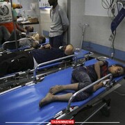 حمله سربازان اسرائیلی به بیماران با بولدوزر + فیلم
