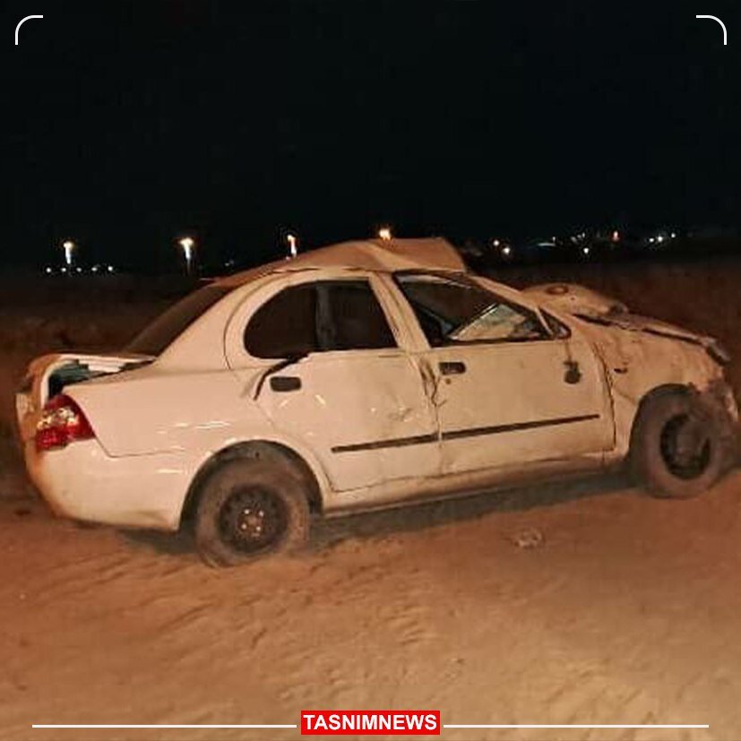 عکس خودروی ملی‌پوش فوتبال در تصادف مرگبار