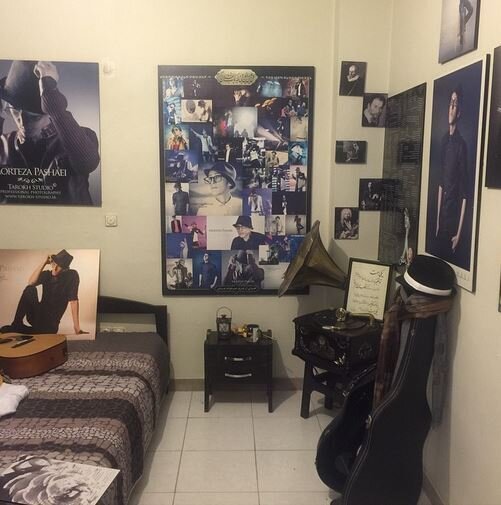 جدیدترین تصاویر از اتاق شخصی مرتضی پاشایی