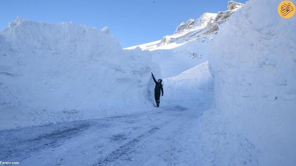 برف سه متری در ترکیه نزدیک مرز ایران (5)
