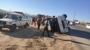 مصدومیت ۸ نفر درپی تصادف زنجیره‌ای در اصفهان