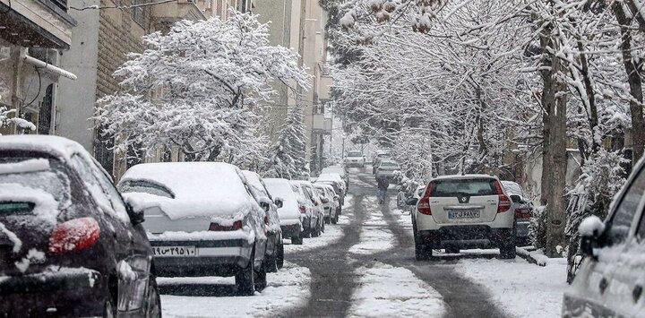تهران یکشنبه یخ می زند! + دمای هوای تهران فردا به صفر می‌رسد