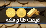 قیمت سکه و طلا سه شنبه۱۹ دی + جدول