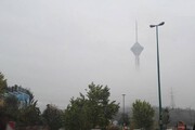 برج میلاد در میان ابرها گم شد / فیلم