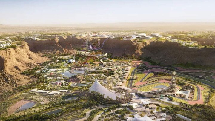 افتتاح بزرگترین پارک تفریحی جهان در عربستان + عکس باورنکردنی