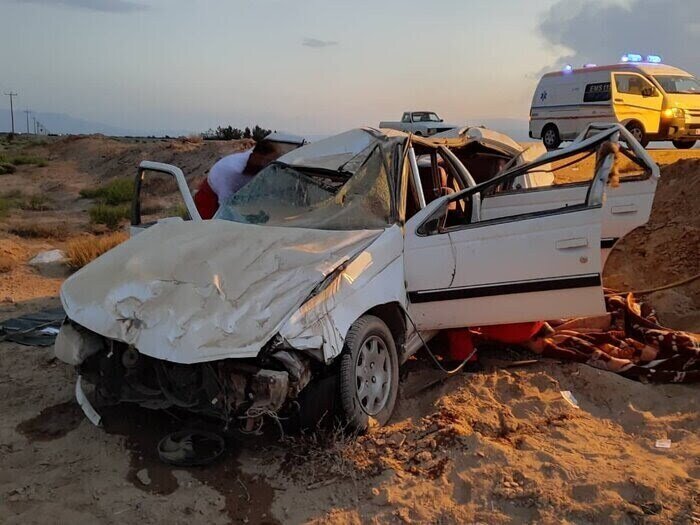چهار کشته و زخمی درپی تصادف با شتر در مسیر دلگان به ایرانشهر