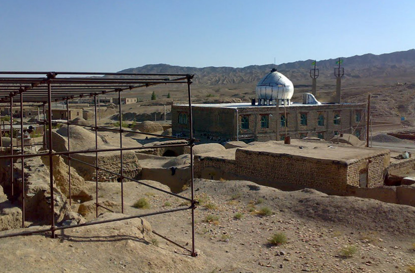 معماری مسجد چهار فرسخ نهبندان خراسان جنوبی