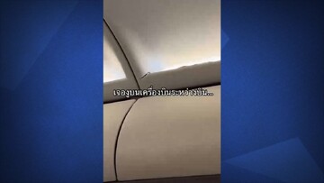 ترس مسافران هواپیما به دلیل حضور مار داخل کابین + فیلم