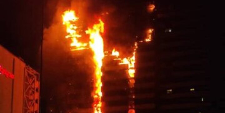 فوری؛ آتش‌سوزی در بیمارستان گاندی تهران
