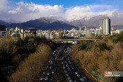 آسمان زیبای تهران در این روزها