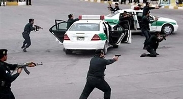 درگیری مسلحانه سارقِ مسلح  با پلیس + سارق کشته شد