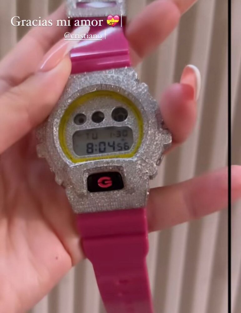 ساعت گران‌قیمتی که رونالدو به جورجینا هدیه داد