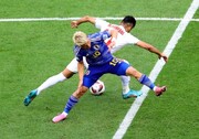 گل اول ژاپن به ایران در جام ملت های آسیا + فیلم
